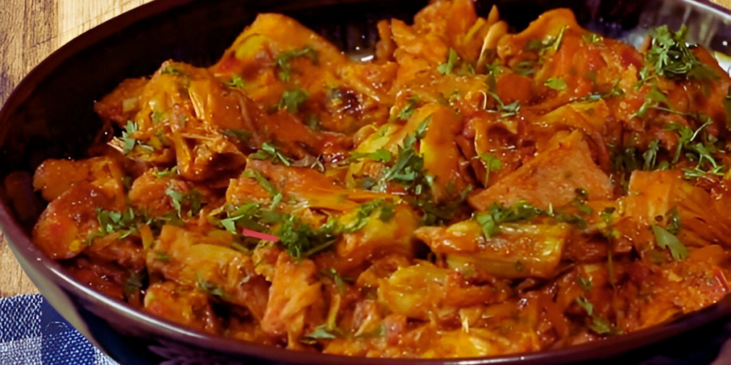 Step-by-step Kathal Recipe with spices